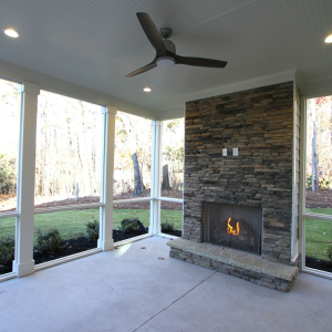 Harcrest Homes Habersham Outdoor Patio and Fireplace